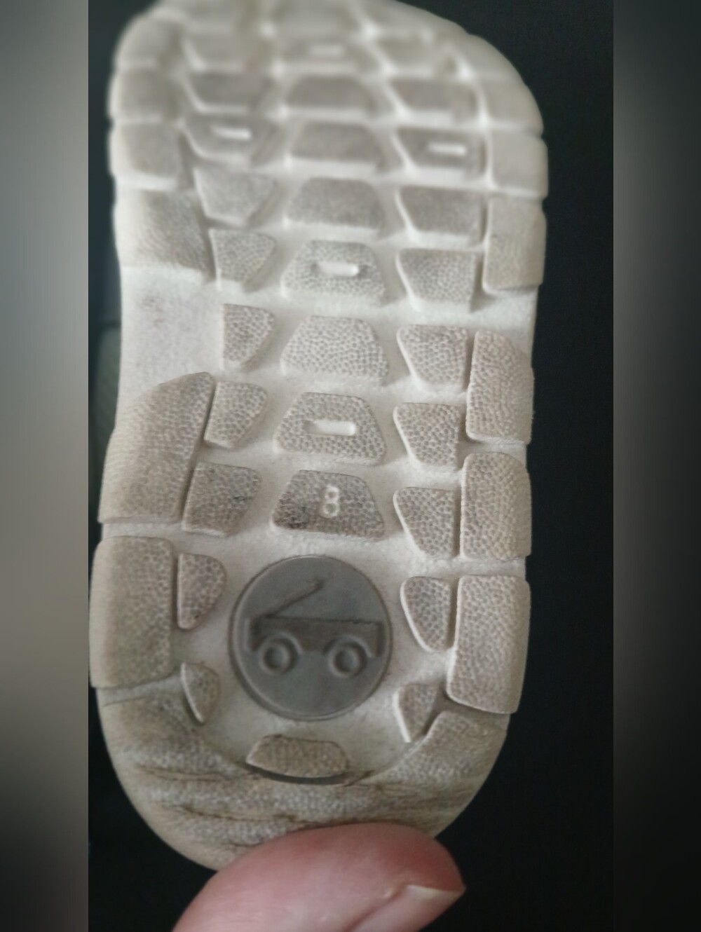 See Kai Run Basics, Grey and Blue Sneakers with Lime Interior - Picture 8 of 8